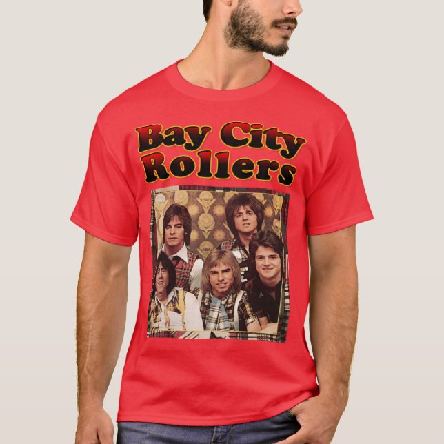 Camiseta Bay City Rollers vintage (Anverso)