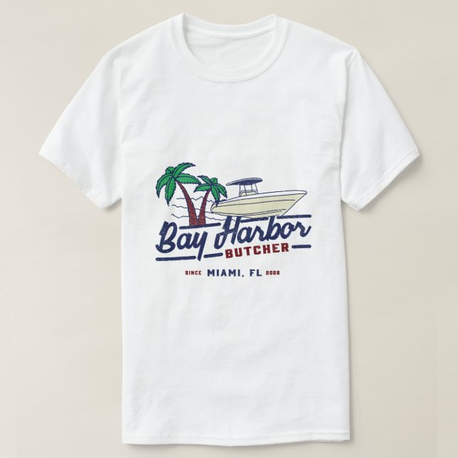 CAMISETA BAY HARBOR BUTCHER HOMBRES (Diseño del anverso)