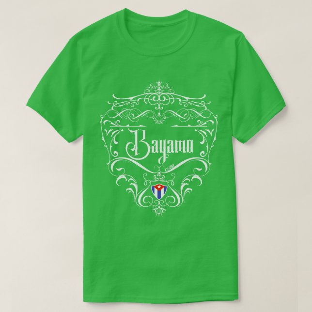 Camiseta Bayamo Vintage design 1 (Diseño del anverso)