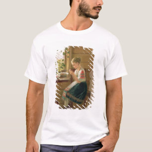 Camiseta Bayas de la peladura del chica, 1880