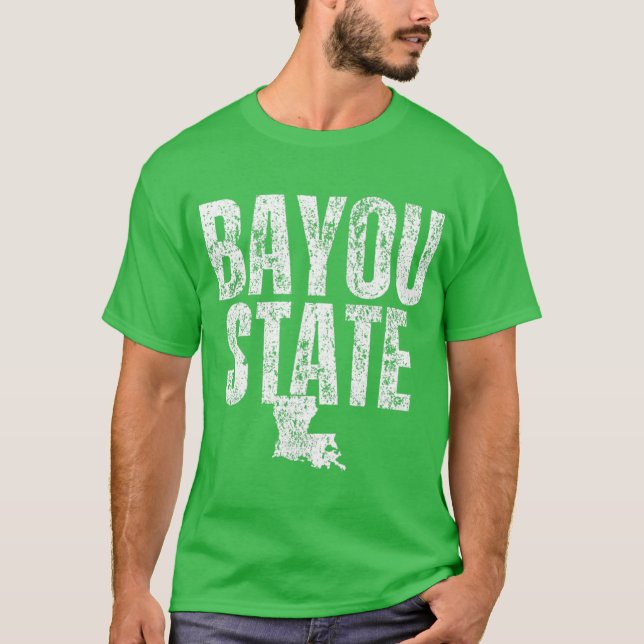 Camiseta Bayou State Louisiana (Anverso)