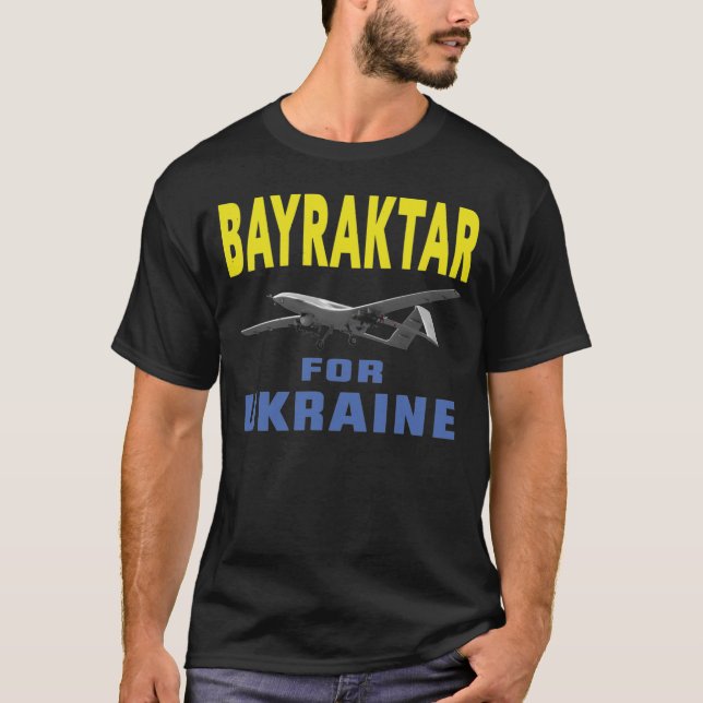 Camiseta Bayraktar por Ucrania (Anverso)