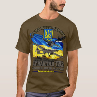 Camiseta Bayraktar TB2 Drone en el ejército ucraniano