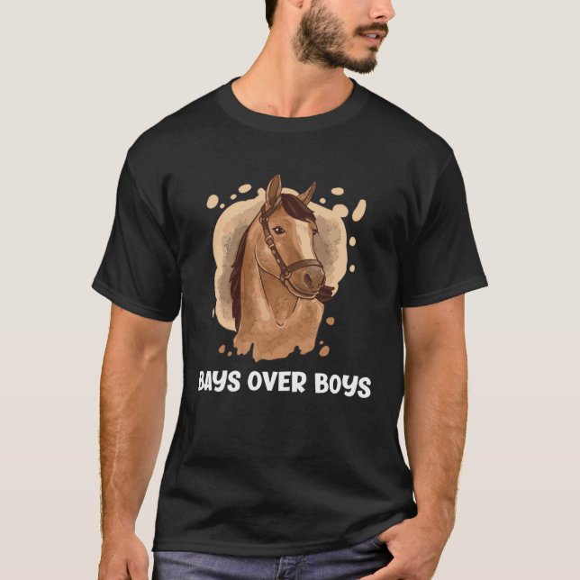 Camiseta Bays Over Boys  Horse   1 (Anverso)