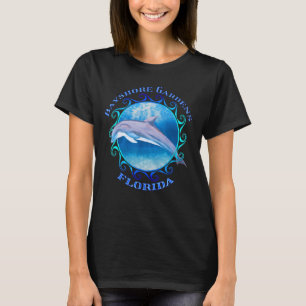 Camiseta Bayshore Gardens Florida Vacation Souvenir Dolphin