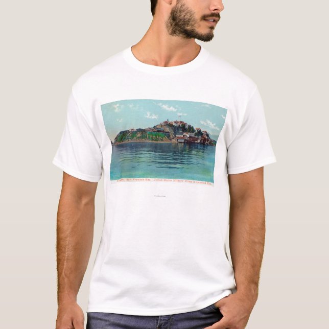 Camiseta Bayview de la isla y de la prisión de Alcatraz (Anverso)