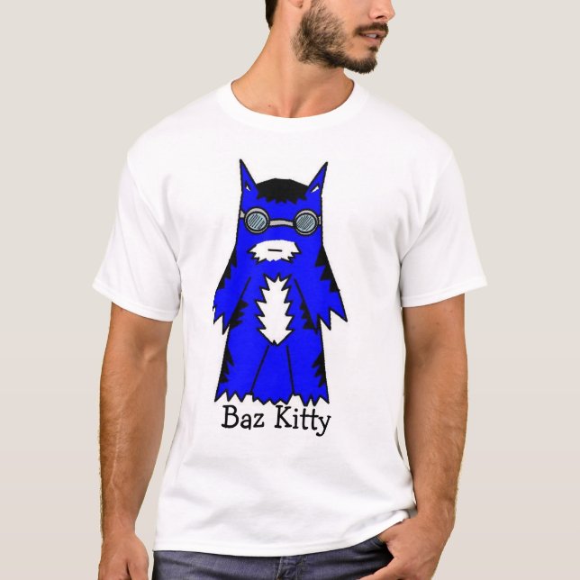 Camiseta BazKitty, gatito de Baz (Anverso)
