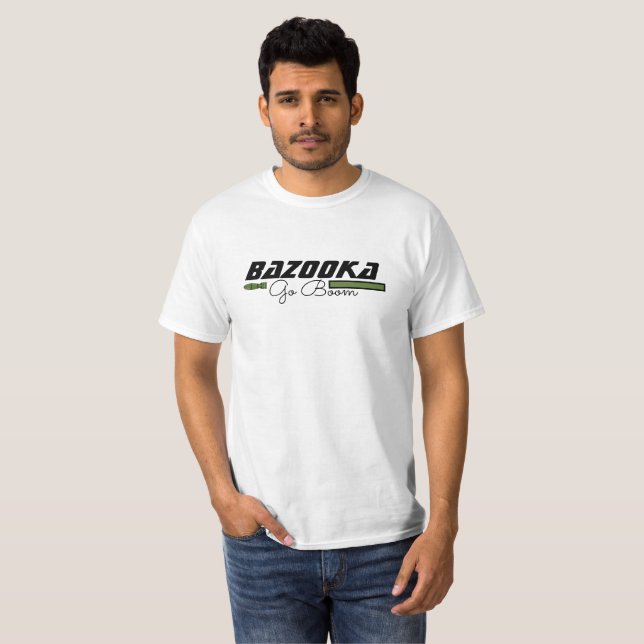 Camiseta Bazooka Go Boom T-Shirt (Anverso completo)