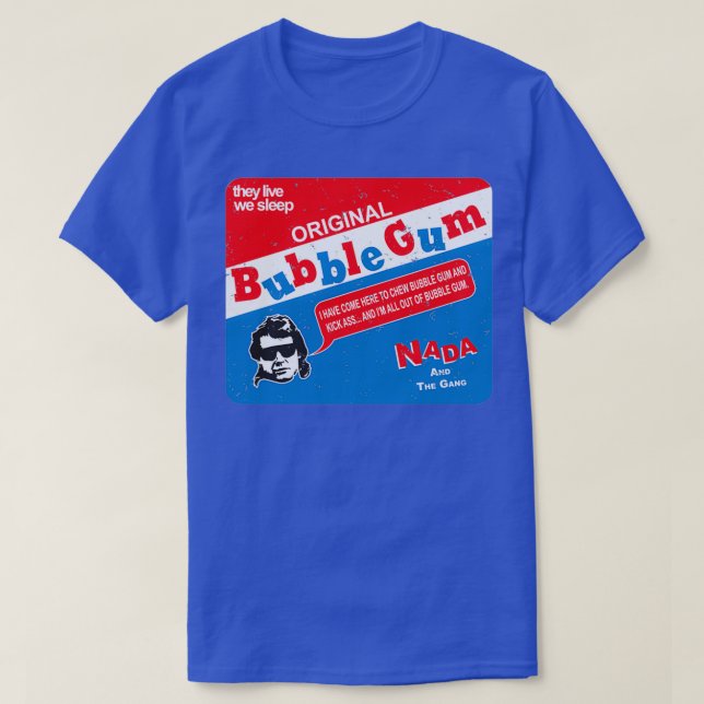 Camiseta Bazooka Nada viven (Diseño del anverso)