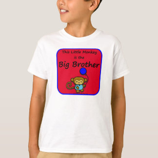 Camiseta bb-este pequeño mono es el hermano mayor