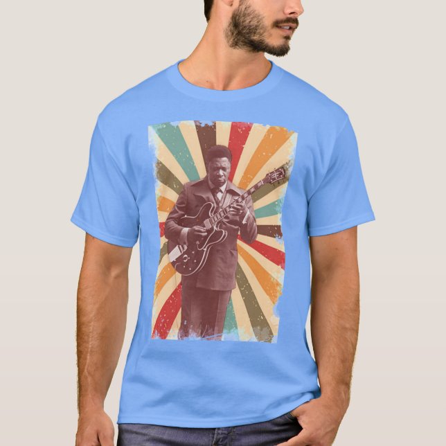 Camiseta Bb King Vintage Retro Style (Anverso)