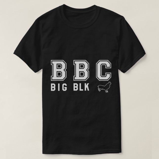 Camiseta BBC (BIG BLACK Rooster _ ) (Diseño del anverso)