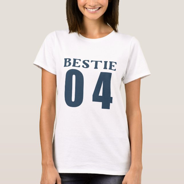 Camiseta BBF Bestie 01 - Mejor Amigo (Anverso)