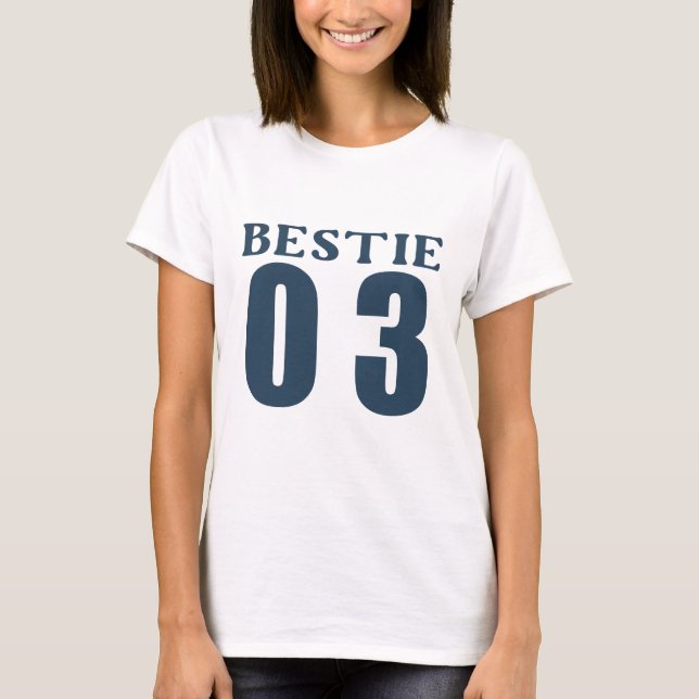 Camiseta BBF Bestie 01 - Mejor Amigo (Anverso)