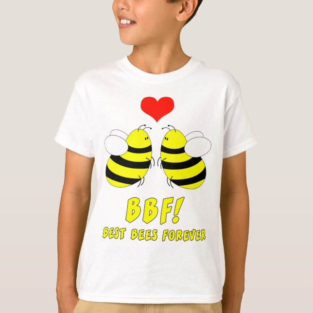 Camiseta BBF (Las mejores abejas para siempre) (Anverso)