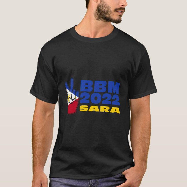 Camiseta Bbm 2022 Bandera filipina Bongbong Marcos Sara (Anverso)