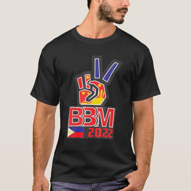 Camiseta BBM 2022 - Bong Bong Marcos BBM Filipinas 2022 (Anverso)