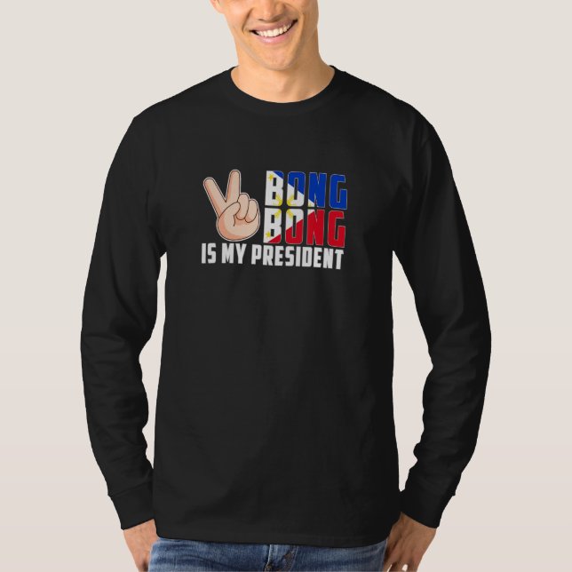 Camiseta Bbm 2022 Bongbong Marcos Filipinas Elección tigre (Anverso)