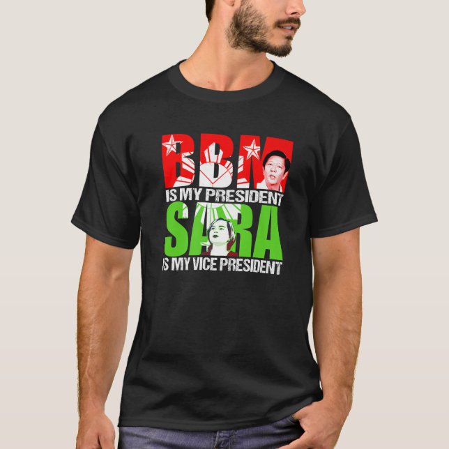 Camiseta BBM 2022 Bongbong Marcos Inday Sara Duterte Por Pr (Anverso)