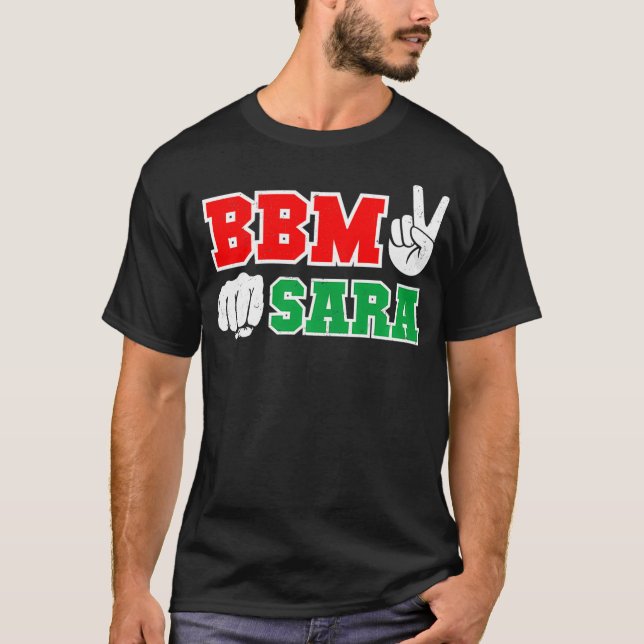 Camiseta BBM Sara Red Bong Marcos Duterte Inday 2022 Presid (Anverso)
