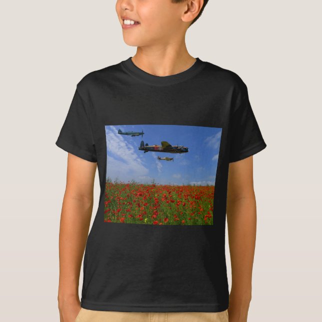 Camiseta BBMF y amapolas (Anverso)