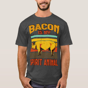 Camiseta Bbq Bacon Es Mi Espíritu Carne Animal Fumar Barbes
