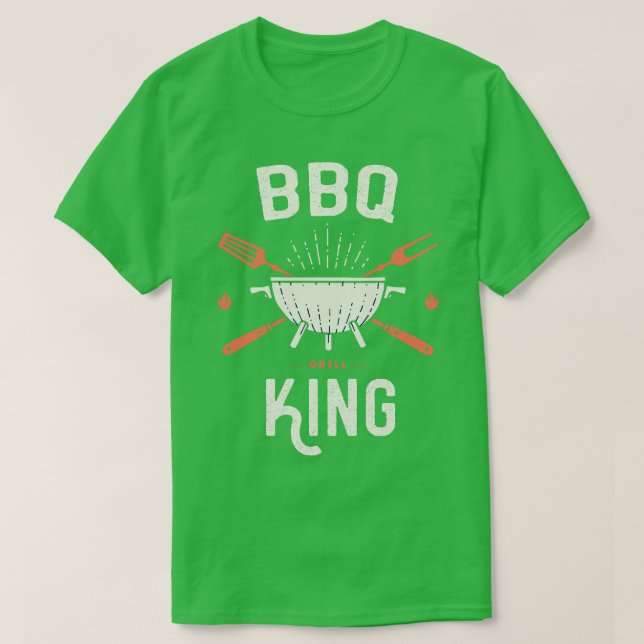 Camiseta Bbq Barbecue King (Diseño del anverso)