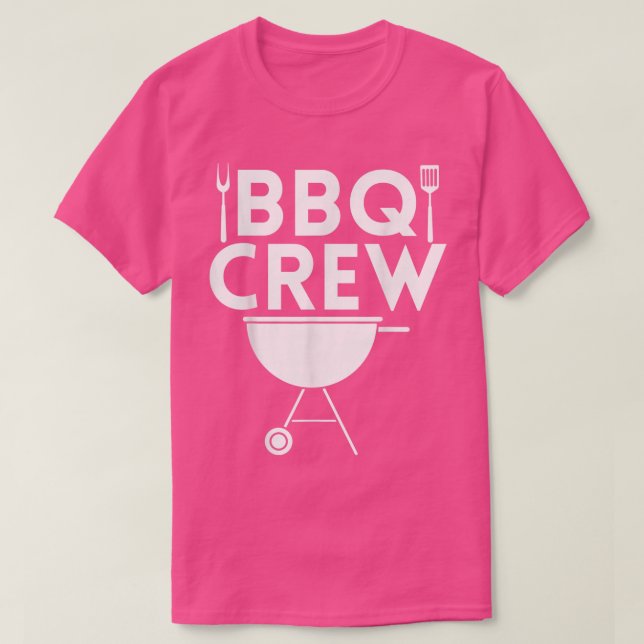 Camiseta BBQ CREW Grill Chef Cook Squad Cooking Summer Gril (Diseño del anverso)