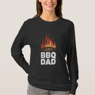 Camiseta BBQ Dad Pun Smoking Meat Diseña sobre la carne fum