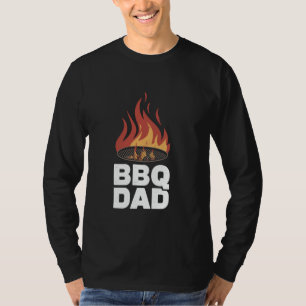 Camiseta BBQ Dad Pun Smoking Meat Diseña sobre la carne fum