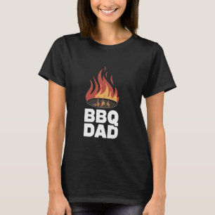 Camiseta BBQ Dad Pun Smoking Meat Diseña sobre la carne fum