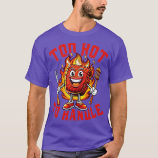 Camiseta bbq demasiado caliente para manejar