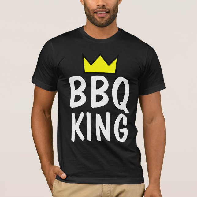 CAMISETA BBQ KING EL DÍA DEL PADRE DAD T-SHIRTS (Anverso)