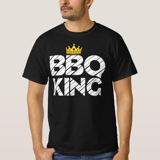 Camiseta BBQ King For Dad BBQ Grill Dad Grill Pitmaster (Anverso)