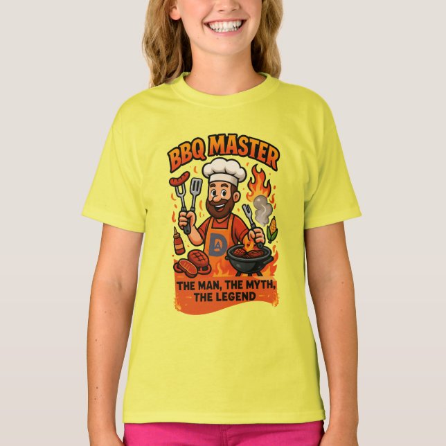 Camiseta BBQ Master Dad Funny Fathers Day Grill Gift (Anverso)