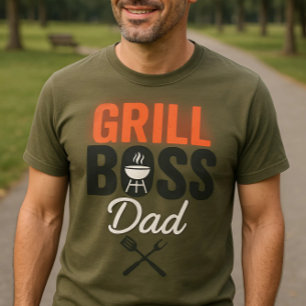 Camiseta BBQ Master Gift para el Día del Padre y las gallet