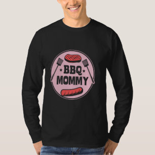Camiseta Bbq Mommy Meat Grill Grill Barbecue Bbq Mom Mot