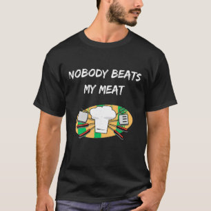 Camiseta BBQ: Nadie le gana a mi carne.