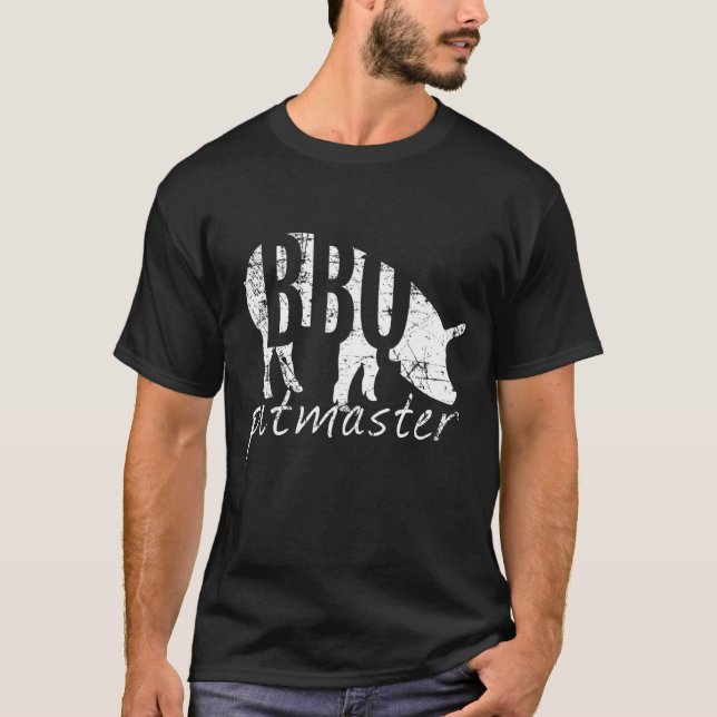 Camiseta BBQ Pitmaster Pig Grill Grill Regalo del Día del P (Anverso)