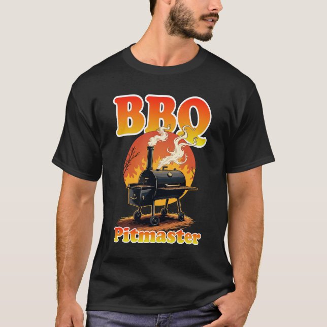 Camiseta BBQ Pitmaster Smoll Grill Tee (Anverso)