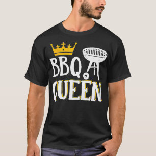 Camiseta BBQ Queen Smoker Grill Barbacoa Carnes a la parril