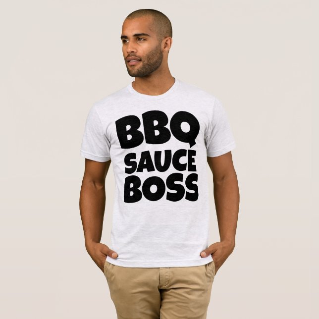 CAMISETA BBQ SAUCE BOSS DAD T-SHIRT (Anverso completo)