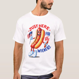Camiseta BBQ Squad Funny 4th of July Hotdog