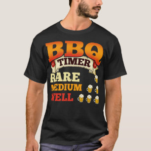 Camiseta BBQ Timer Barbecue Cerveza Beer Grilling