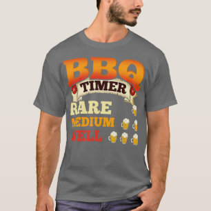 Camiseta BBQ Timer Barbecue Cerveza Beer Grilling