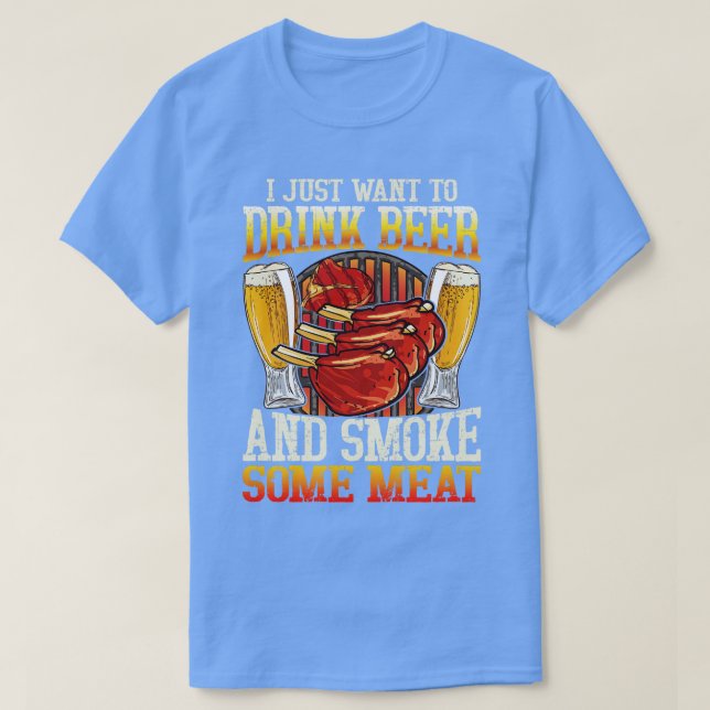 Camiseta Bbq Y Cerveza (Diseño del anverso)