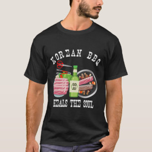 Camiseta Bbq Y Soju Corren El Coreano De Soul Funny