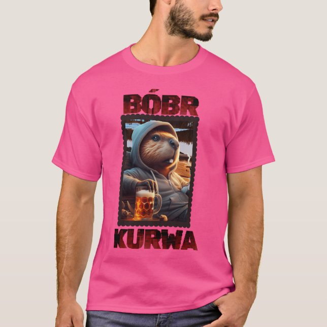 Camiseta Bbr Kurwa Ama La Cerveza Y El Fútbol (Anverso)