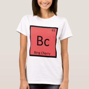 Camiseta Bc - Símbolo de tabla periódica de química del 