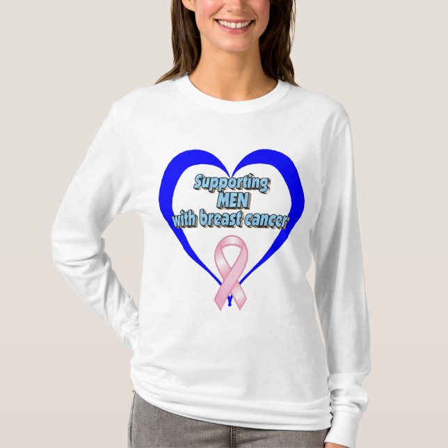 Camiseta BCA - Cáncer de los hombres w/breast (Anverso)